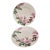 Vintage Pair Romantic Pink English Rose Bone China David Austin Dessert Dishes For Sale
