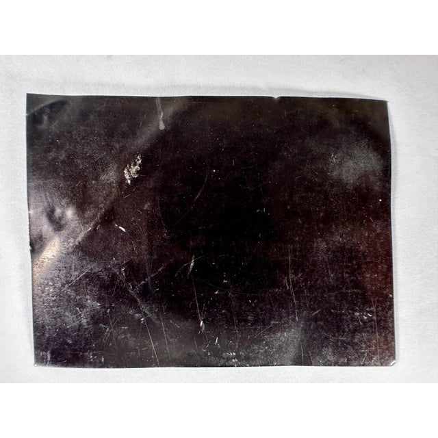 Antique Tintype Photo: Two Men in Prop Car, 19th Century 1/6 Plate For Sale - Image 6 of 8