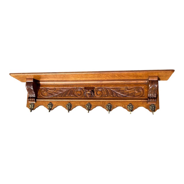 Vintage French Pot Rack Coat Rack | Chairish