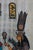 Late 20th Century Egyptian Revival Papyrus Painting Art Pharaoh King Ramses Queen Nefertari - Set of 2 For Sale - Image 10 of 14