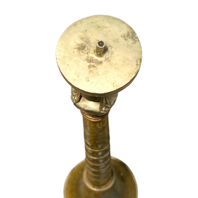 Antique Tibetan Gyaling Instrument 22.5" Rgya Gling Buddhist Ceremonial Decor For Sale - Image 14 of 17