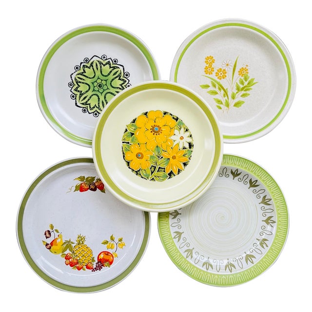 Mismatched Vintage Salad Plates Set of 5 Chairish