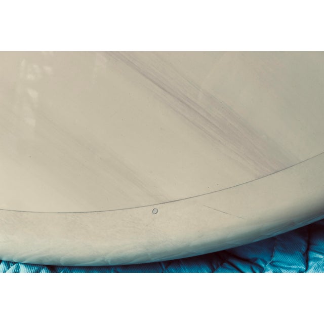 Paint Vintage Springer Style Postmodern Cream Lacquer Dining Table With Two 18" Leaves For Sale - Image 7 of 13