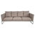 Textile Tight Sofa in Stone Bouclé Upholstery by Antonio Citterio for B&B Italia For Sale - Image 7 of 7