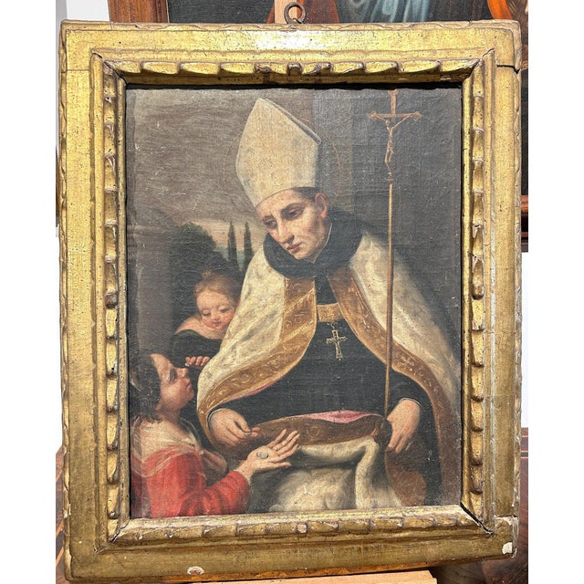 Saint Thomas of Villanova Giving Alms, Late 17th-Early 18th Century, Framed For Sale - Image 9 of 9