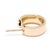 Medium Huggie Hoops, 14k Yellow Gold, Length .5 Inches, Pair For Sale - Image 4 of 5