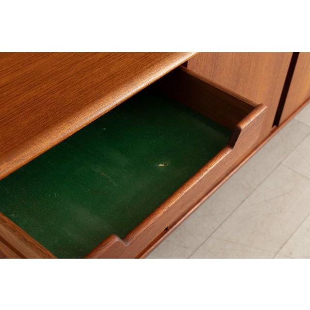 Mid-Century Danish Teak Sideboard by Arne Hovmand Olsen for Mogens Kold, 1960s For Sale - Image 8 of 14