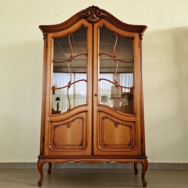 French Chippendale Showcase, 1970s For Sale - Image 3 of 10