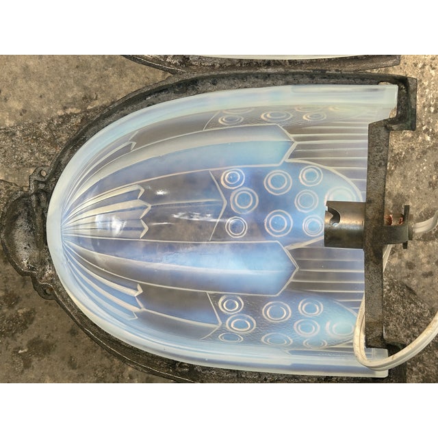 Art Deco Wall Sconces by Georges Leleu, 1930, Set of 2 For Sale - Image 15 of 18