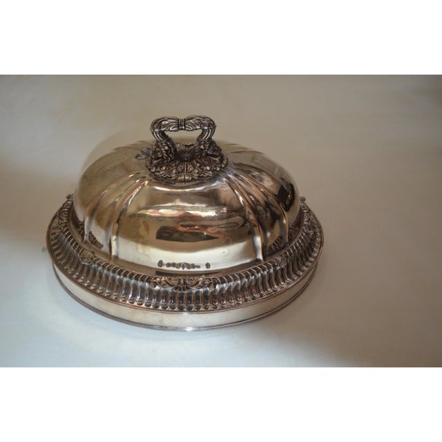 Antique French Silver-Plated Cloche For Sale - Image 4 of 7