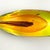 Catherine Vamvakas Lay — Abstract Postmodern Biomorphic Colored Hand-Blown Glass With Bronze Cradle (Signed) For Sale In Philadelphia - Image 6 of 9