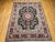 "A finely woven vintage Persian Tabriz rug in a distinctive near-square, room-size format, showcasing a richly detailed...