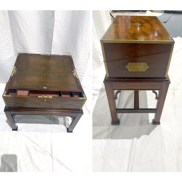 Mid 19th Century Thomas Lund Early to Mid 1800s English Lap Desk For Sale - Image 5 of 12