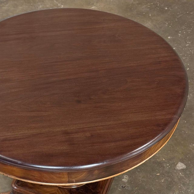 Antique French Charles X Period Mahogany Center Table For Sale - Image 17 of 17