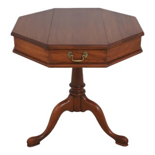 Henkel Harris Octogonal Cherry Jefferson Table For Sale