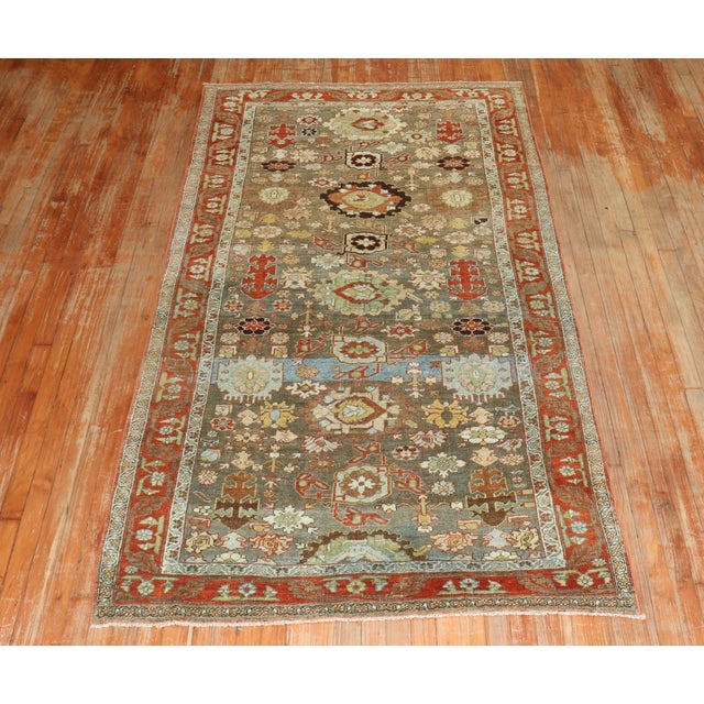 Early 20th Century Antique Persian Bidjar Rug For Sale - Image 5 of 18