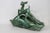 1950s Mid Century Modern Phil Mar Deer Tv Lamp Planter Green Ceramic Works 4501b For Sale - Image 4 of 15