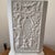 Vintage Chinoiserie Pagoda Style Table Lamp With White Textured Porcelain Body Mounted on Dark Wood Base For Sale - Image 4 of 12