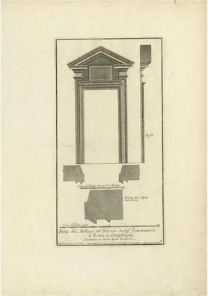 De Rossi, Illustration of Palazzo Dei Conservatori, 1710, Print
