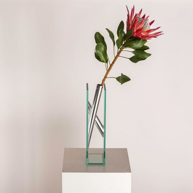 1980s Flower Vases by Lisa Mori, 1980s, Set of 2 For Sale - Image 5 of 17