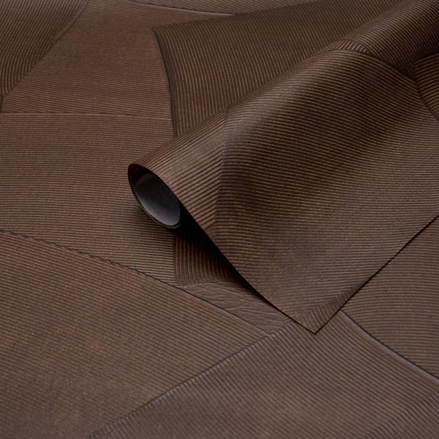 Contemporary SAMPLE - Schumacher x David Kaihoi Hand Combed Plaster Wallpaper In Brown For Sale - Image 3 of 4