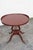 1940s Mahogany Oval Harp Design Claw Feet Side End Table For Sale - Image 14 of 14
