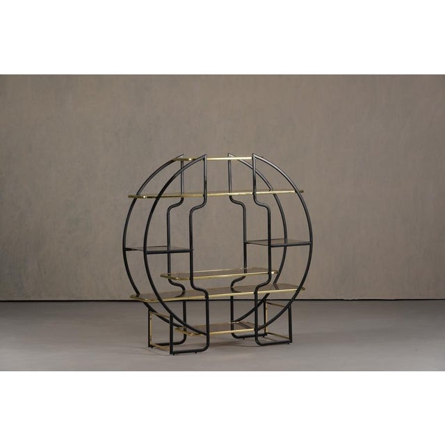 Vintage Hollywood Regency Etagere Shelf, Italy, 1970s For Sale - Image 9 of 9