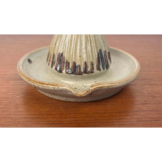 Mid-Century Modern German Studio Pottery Lemon Squeezer For Sale - Image 5 of 13
