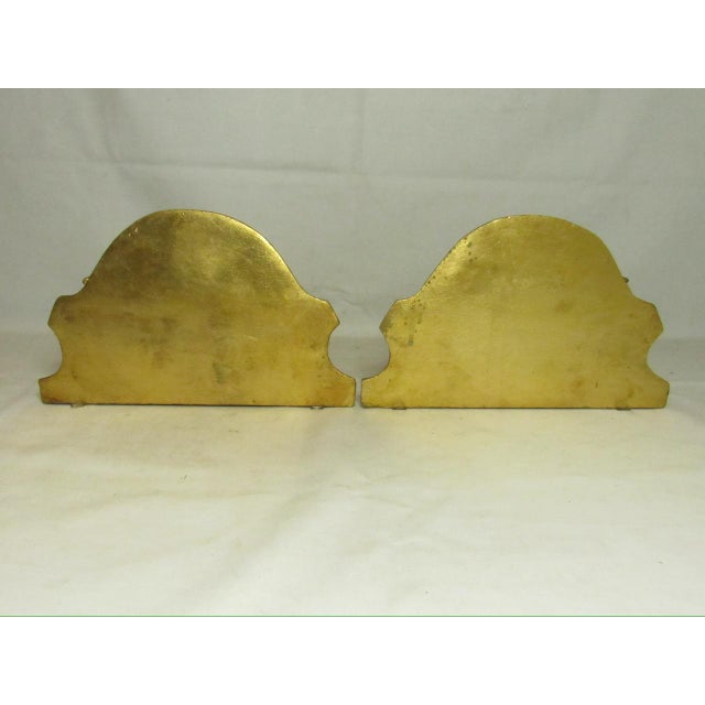 Pair of Italian Florentine Giltwood Wall Brackets For Sale - Image 16 of 18