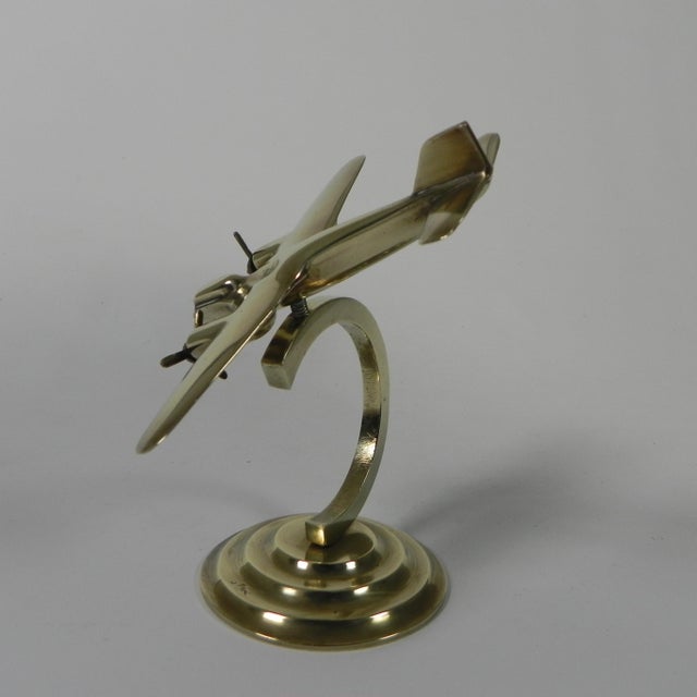 Brass Model of Mosquito Aircraft, 1960s For Sale - Image 6 of 11