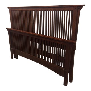 Durham Furniture Mission Style Queen Bed For Sale