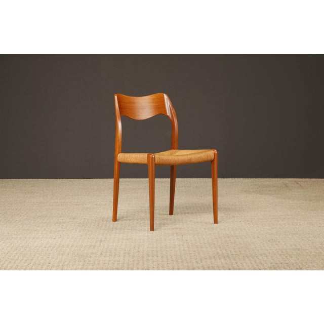Niels Otto Moller 'Model 71' Dining Chairs for J.L. Møllers Møbelfabrik, c 1950s - Set of 6 For Sale - Image 9 of 12