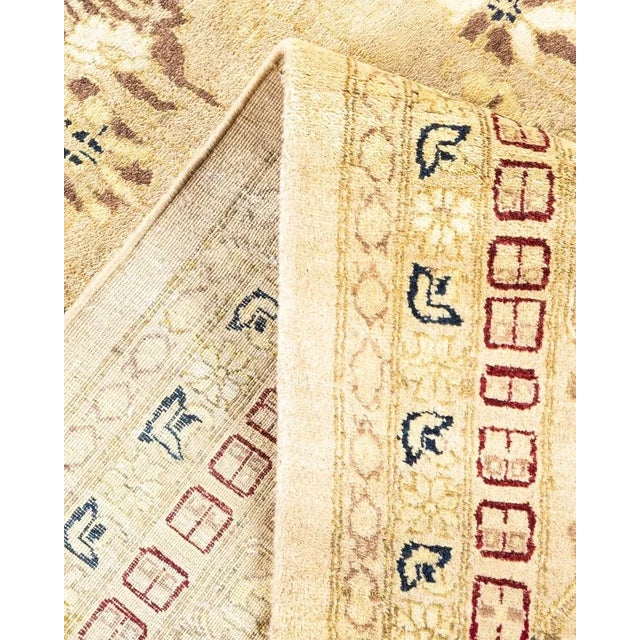 Mogul, One-of-a-Kind Hand-Knotted Area Rug in Yellow, 6' 0" x 9' 6" For Sale In New York - Image 6 of 8