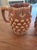 Vintage pair of INARCO ceramic mugs in a rich brown glaze with a distinctive hobnail (raised dot) texture. These mugs...