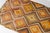Apricot Mid 20th Century Terracotta and Ochre Diamond Design Kilim For Sale - Image 8 of 10