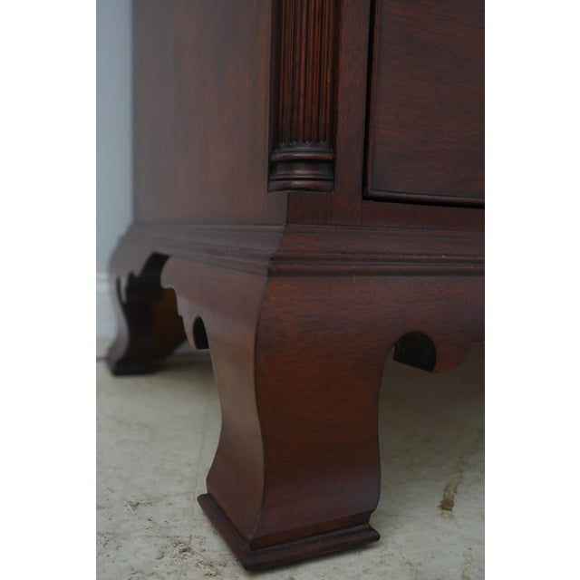 Brown Kindel National Trust 2 Piece Mahogany Chest on Chest For Sale - Image 8 of 12