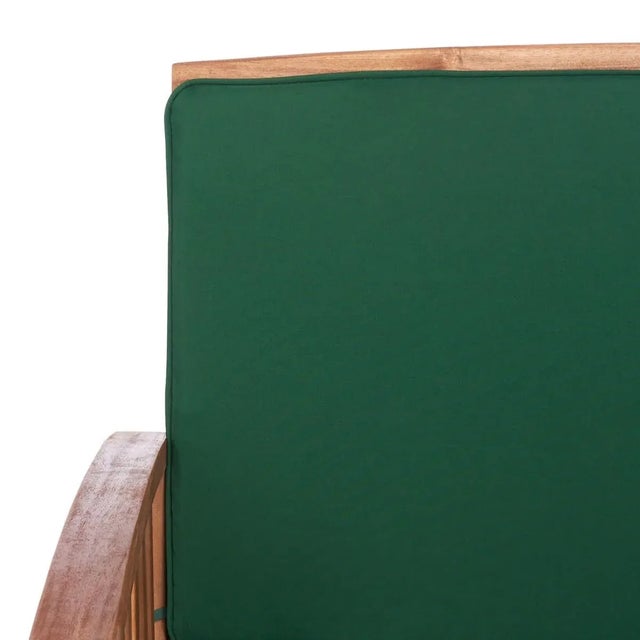 Wood Rocklin 4 Piece Outdoor Set - Natural/Green For Sale - Image 7 of 11