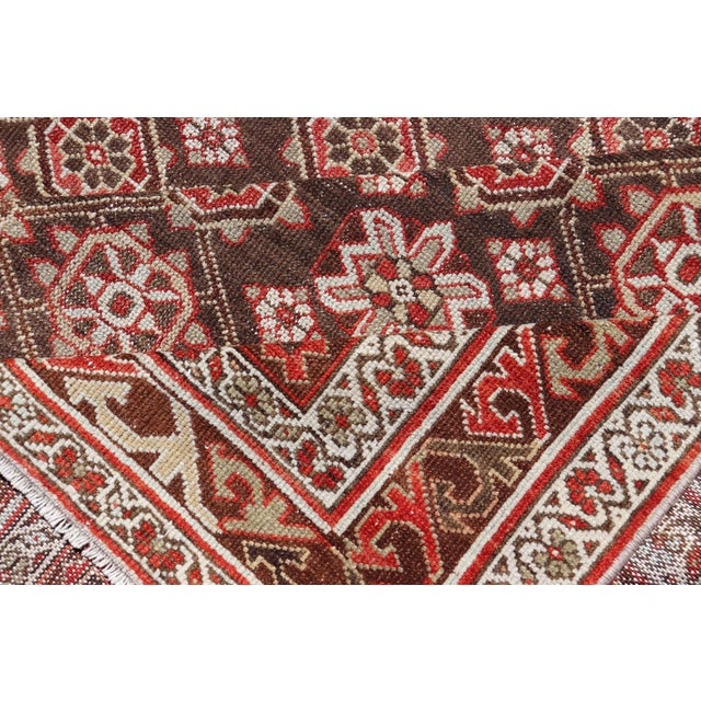 Antique Malayer Persian Gallery Runner With All Over Floral Design 5'8 X 15'10 For Sale - Image 9 of 10