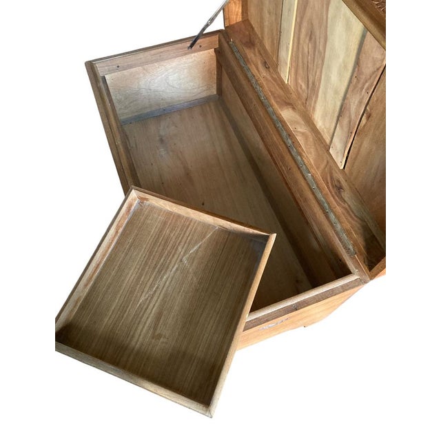 Camphor Wood Blanket Chest, 1950 For Sale - Image 11 of 14