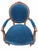 Antique French Louis XV and Louis XVI Style Armchairs Newly Upholstered – Set of 2 For Sale - Image 12 of 12