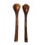 1960s Mid Century Modern Genuine Shell-Craft Products Capiz & Wood Salad Set - 7 Pieces For Sale - Image 12 of 17