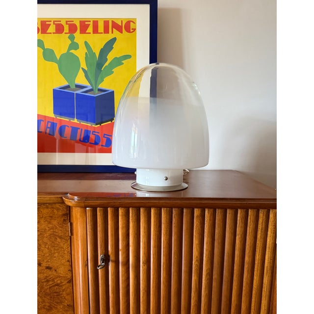 Murano Art Glass Mod. Ebe Table Lamp by Giusto Toso for Leucos, Italy, 1980s For Sale - Image 6 of 10