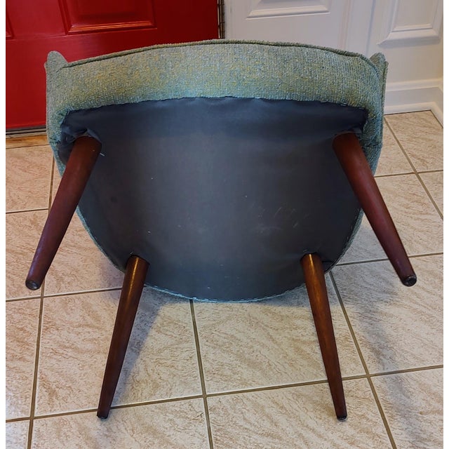 1960s Refurbished MCM Tub Chair For Sale In Baltimore - Image 6 of 10