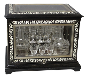 Napoleon III Liqueur Cellar with Grape Bunches, 1800s