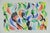 Françoise GALLE (1940) Colorful Vibration Colored pastel Signed in felt-tip pen by the artist On heavy paper, 32 x 24 cm...