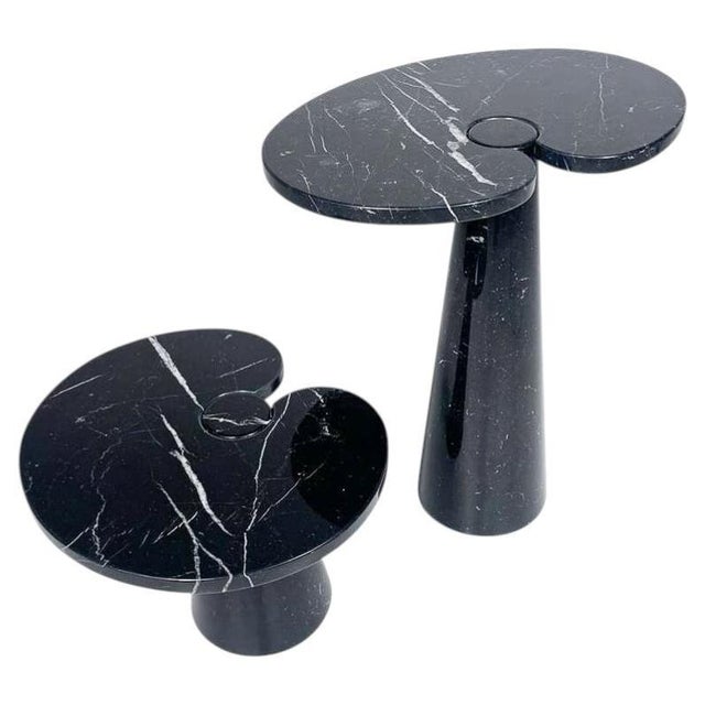 Mid-Century Modern Eros Side Tables by Angelo Mangiarotti, 1970, Set of 2 For Sale - Image 6 of 6