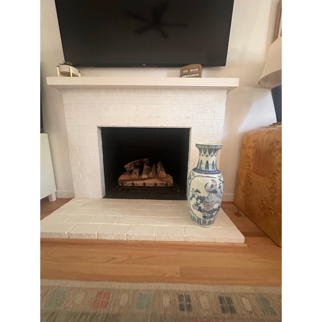 Mid-Century Hollywood Regency Chinoiserie Floor Vase or Umbrella Stand 24” For Sale - Image 12 of 12