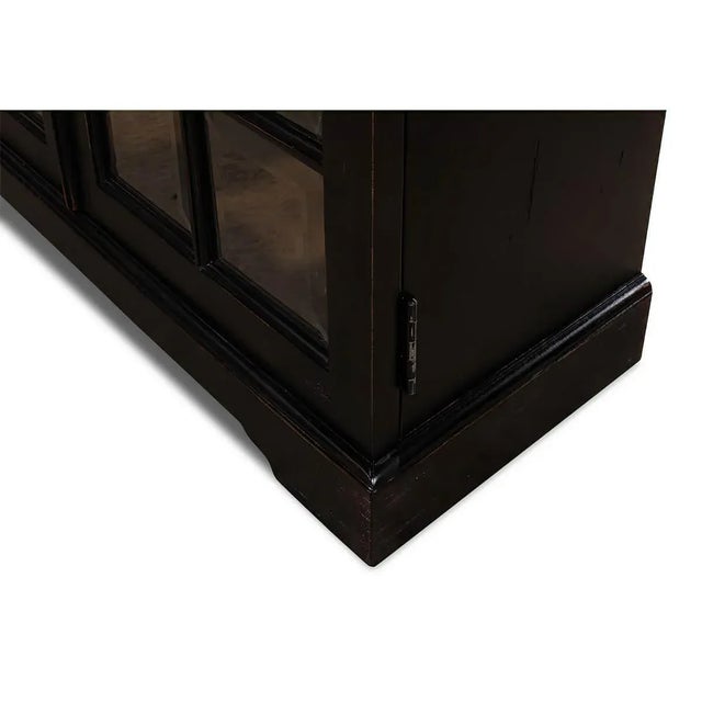 Rustic Country Style Low Bookcase For Sale In Raleigh - Image 6 of 8