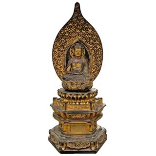 Edo Period Japanese Bodhisattva Shrine For Sale