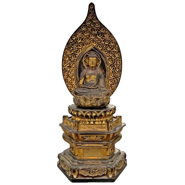 Edo Period Japanese Bodhisattva Shrine For Sale